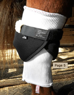 Ultra Hock Shield® nošený přes velkou obvazovou ponožku